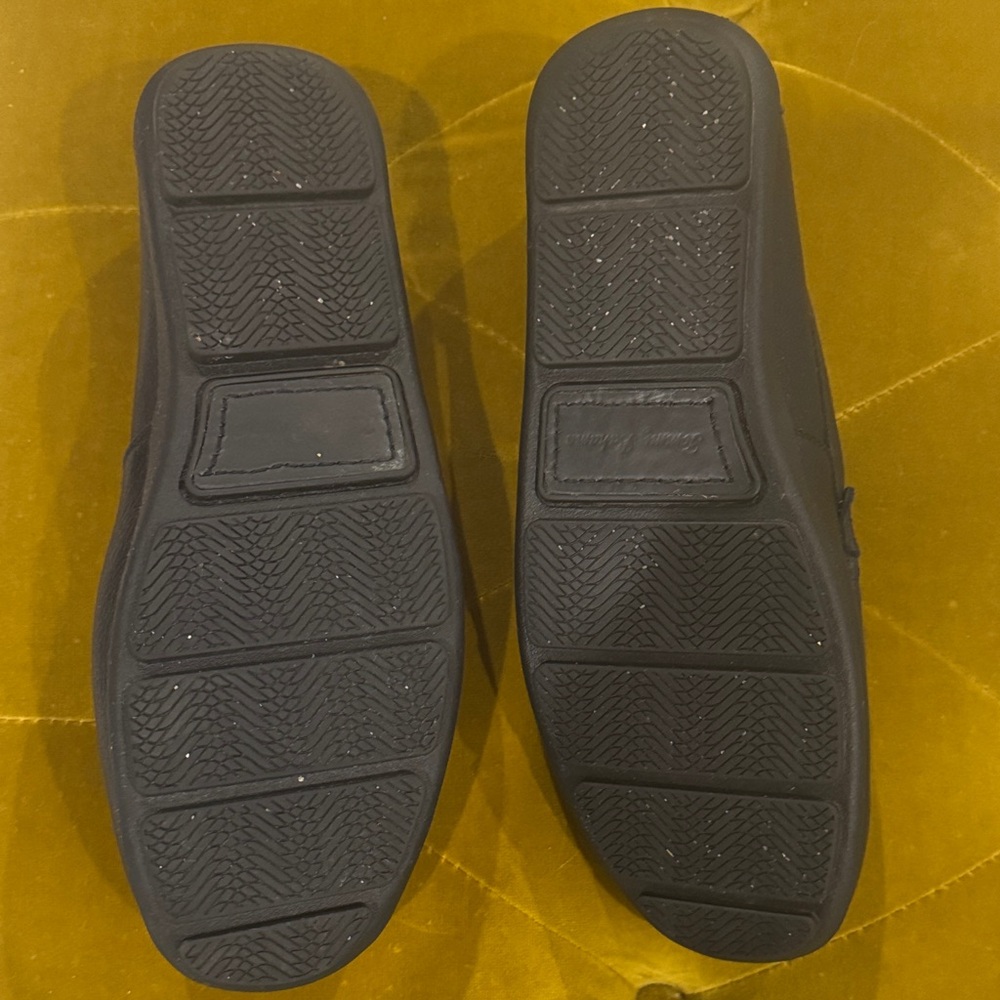 Tommy Bahama Black Leather Men's Loafers - Picture 3 of 6